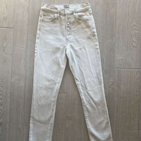 Citizens of Humanity Light Gray Olivia High Rise Slim Ankle Jeans Size 24 - Picture 1 of 9